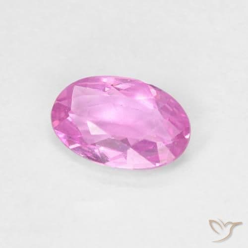 0.46ct Bright Pinkish Purple Sapphire, Oval Cut, 6.1x4 mm