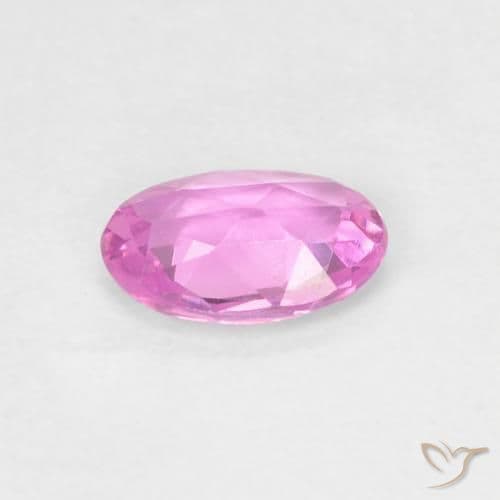 0.46ct Bright Pinkish Purple Sapphire, Oval Cut, 6.1x4 mm