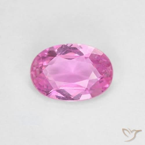 0.47ct Bright Pinkish Purple Sapphire, Oval Cut, 5.9x4.1 mm