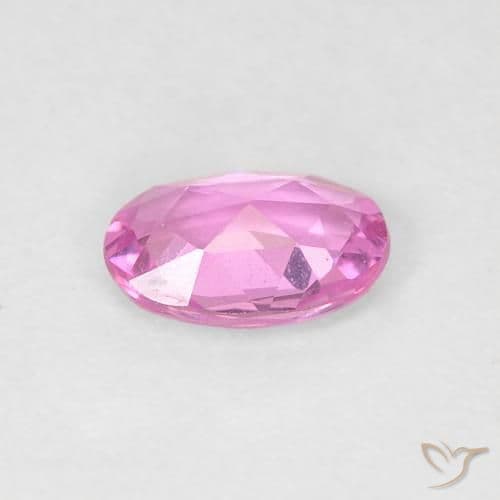 0.47ct Bright Pinkish Purple Sapphire, Oval Cut, 5.9x4.1 mm