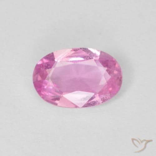 0.38ct Natural Pink Sapphire, Oval Cut, 5.9x4 mm
