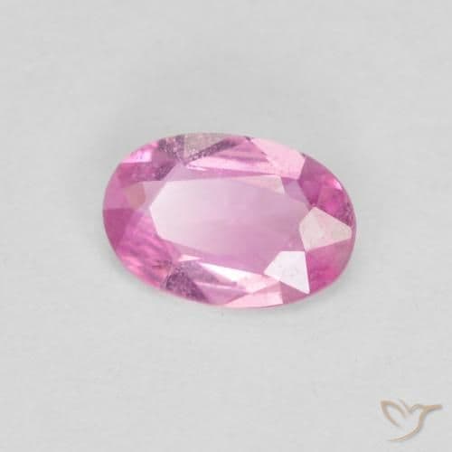 0.38ct Natural Pink Sapphire, Oval Cut, 5.9x4 mm