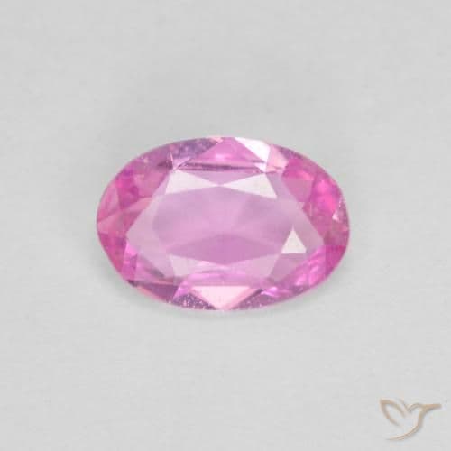 0.39ct Natural Hot Pink Sapphire, Oval Cut, 5.8x4.1 mm