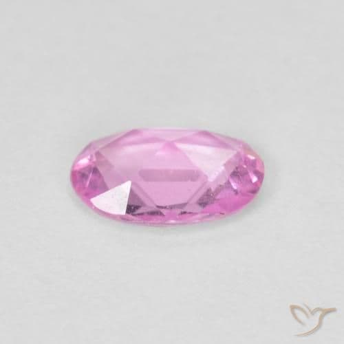 0.39ct Natural Hot Pink Sapphire, Oval Cut, 5.8x4.1 mm