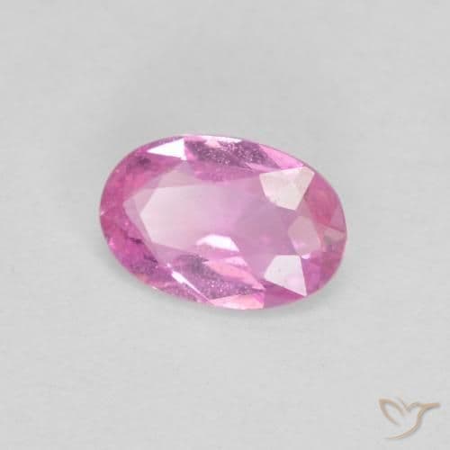 0.41ct Light Royal Purple Pink Sapphire, Oval Cut, 5.9x4 mm
