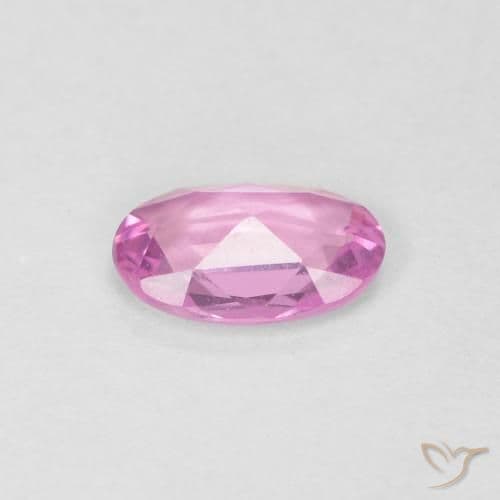 0.38ct Natural Hot Pink Sapphire, Oval Cut, 5.9x3.8 mm