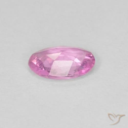 0.34ct Natural Hot Pink Sapphire, Oval Cut, 5.7x3.9 mm