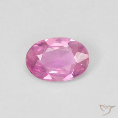 0.48ct Natural Pink Sapphire, Oval Cut, 5.9x4.1 mm