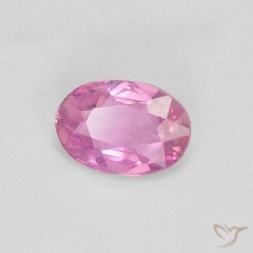 0.48ct Natural Pink Sapphire, Oval Cut, 5.9x4.1 mm