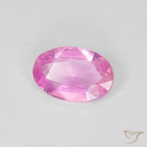 0.41ct Natural Pink Sapphire, Oval Cut, 6.1x4.1 mm