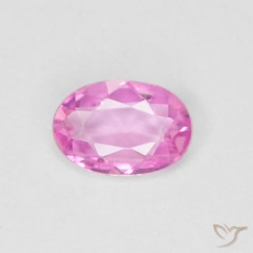 0.38ct Bright Pinkish Purple Sapphire, Oval Cut, 5.7x4 mm