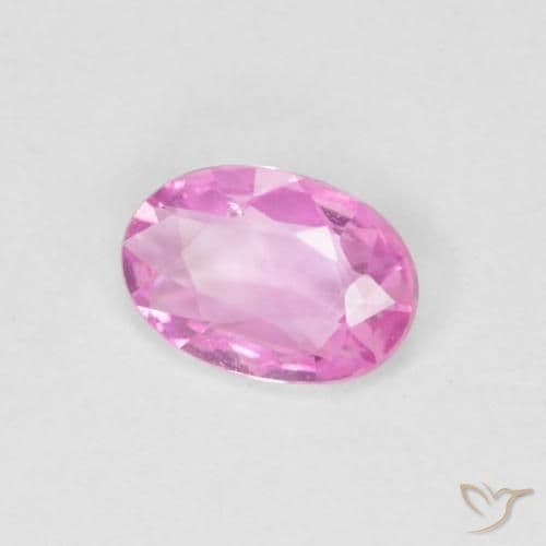 0.38ct Bright Pinkish Purple Sapphire, Oval Cut, 5.7x4 mm