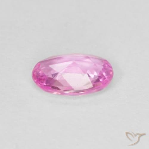 0.38ct Bright Pinkish Purple Sapphire, Oval Cut, 5.7x4 mm