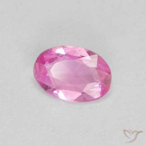 0.37ct Natural Pink Sapphire, Oval Cut, 5.7x4 mm