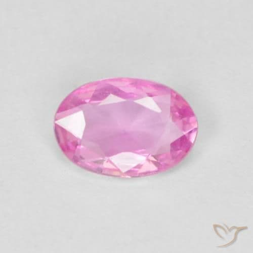 0.39ct Natural Pink Sapphire, Oval Cut, 5.9x4.1 mm