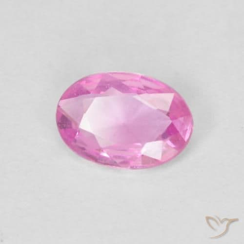 0.39ct Natural Pink Sapphire, Oval Cut, 5.9x4.1 mm