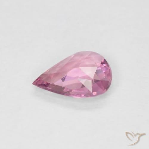 0.38ct Natural Purple Pink Sapphire, Pear Shape, 5.9x4.5 mm