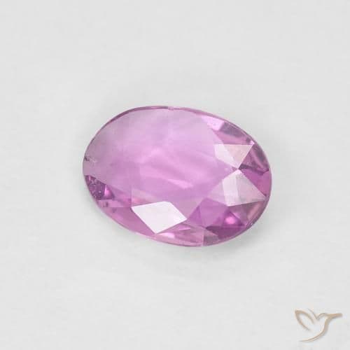 0.54ct Natural Light Pink Sapphire, Oval Cut, 6.6x4.8 mm