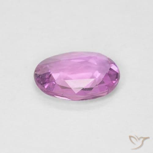 0.54ct Natural Light Pink Sapphire, Oval Cut, 6.6x4.8 mm