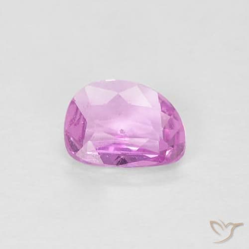 0.40ct Light Royal Purple Pink Sapphire, Fancy Shape, 5.2x4.1 mm