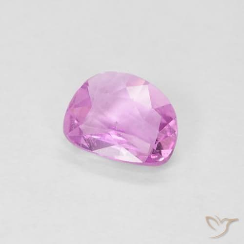 0.40ct Light Royal Purple Pink Sapphire, Fancy Shape, 5.2x4.1 mm