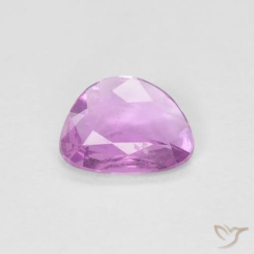 0.63ct Intense Pink Sapphire, Fancy Shape, 6.4x5.3 mm