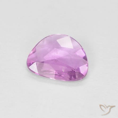 0.55ct Light Royal Purple Pink Sapphire, Fancy Shape, 6.5x5.2 mm