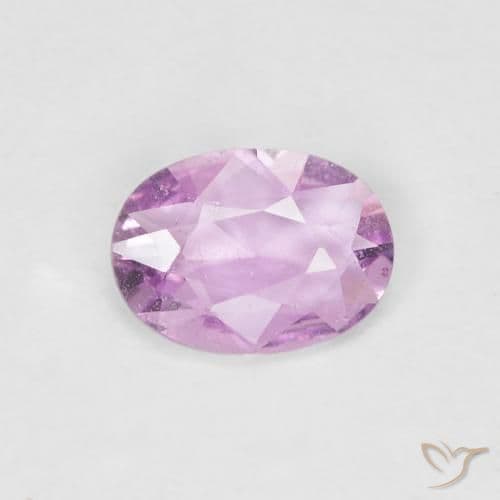 0.64ct Natural Light Pink Sapphire, Oval Cut, 6.9x5 mm