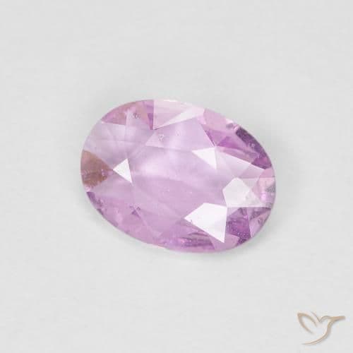 0.64ct Natural Light Pink Sapphire, Oval Cut, 6.9x5 mm