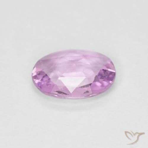 0.64ct Natural Light Pink Sapphire, Oval Cut, 6.9x5 mm