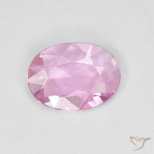 0.64ct Natural Intense Pink Sapphire, Oval Cut, 6.9x5 mm