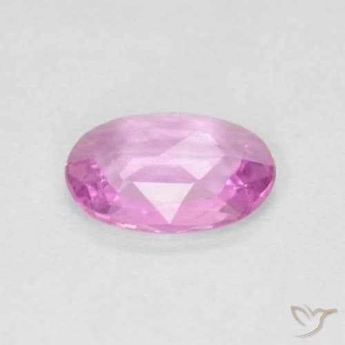 0.48ct Natural Pink Sapphire, Oval Cut, 6.6x4.9 mm