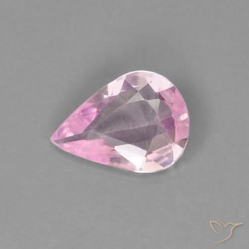 0.46ct Natural Pink Sapphire, Pear Shape, 6.7x4.9 mm