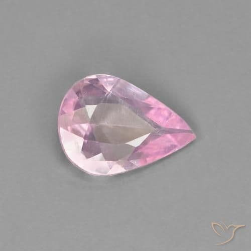 0.46ct Natural Pink Sapphire, Pear Shape, 6.7x4.9 mm