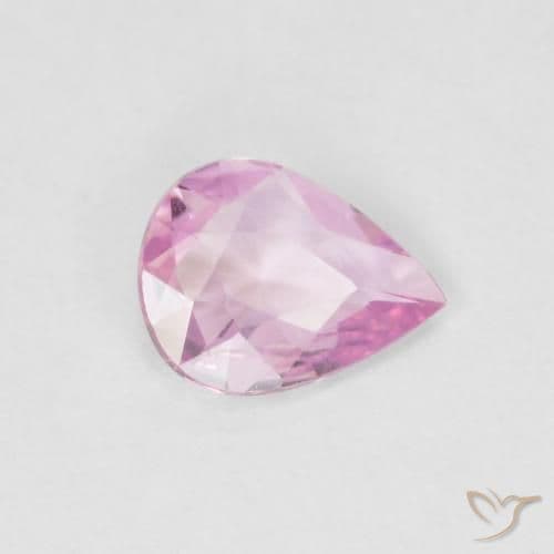 0.43ct Very Light Pink Sapphire, Pear Shape, 6x4.7 mm