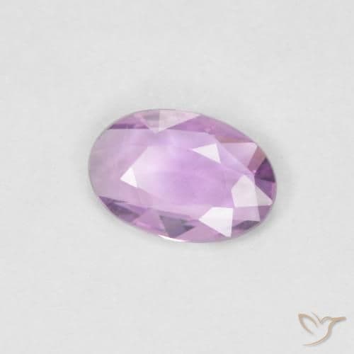 0.32ct Natural Pink Purple Sapphire, Oval Cut, 5.9x4 mm