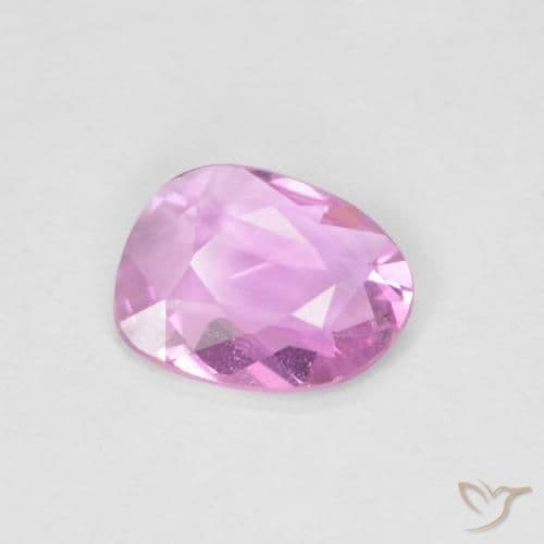 0.62ct Medium Light-Purple Sapphire, Fancy Shape, 6.6x5.1 mm