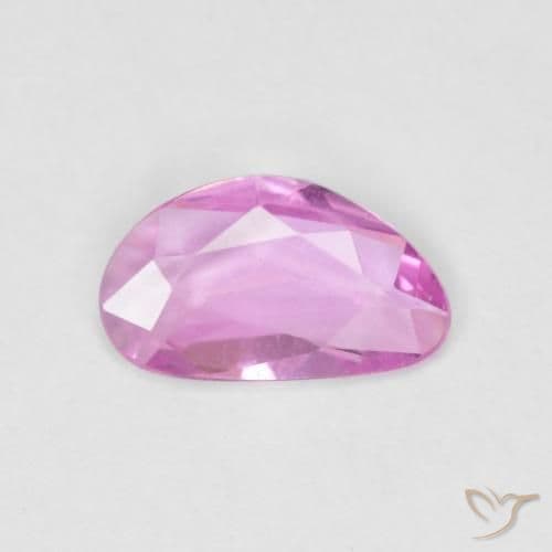 0.48ct Pinkish Purple Sapphire, Fancy Shape, 7.2x4.6 mm