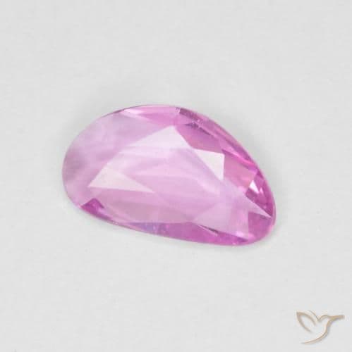 0.46ct Intense Purple Sapphire, Fancy Shape, 7.4x4.4 mm