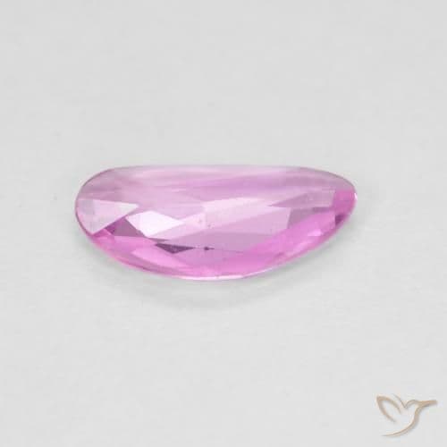 0.46ct Intense Purple Sapphire, Fancy Shape, 7.4x4.4 mm