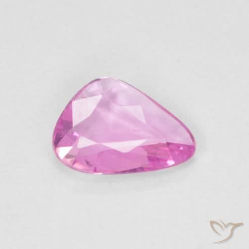 0.51ct Deep Pinkish Purple Sapphire, Fancy Shape, 7.1x5 mm