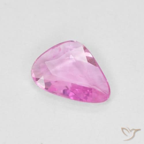 0.48ct Bright Pinkish Purple Sapphire, Fancy Shape, 6.8x5.1 mm