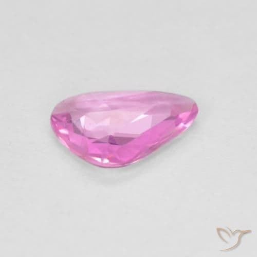 0.48ct Bright Pinkish Purple Sapphire, Fancy Shape, 6.8x5.1 mm