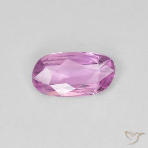 0.44ct Pinkish Purple Sapphire, Fancy Shape, 7.2x4.1 mm
