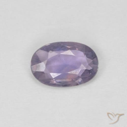 0.46ct Natural Medium Violet Sapphire, Oval Cut, 6.1x4.1 mm