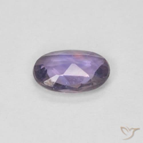0.46ct Natural Medium Violet Sapphire, Oval Cut, 6.1x4.1 mm
