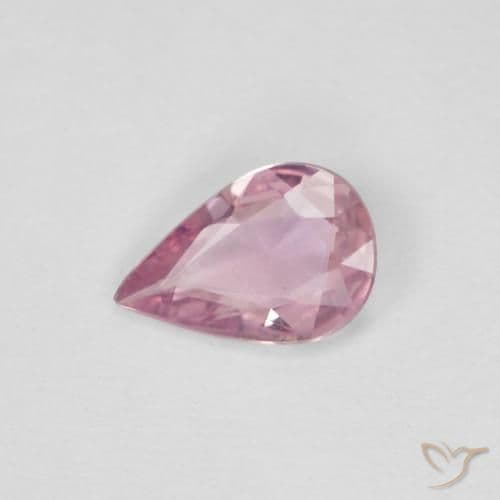 0.54ct Natural Intense Pink Sapphire, Pear Shape, 6.1x4 mm