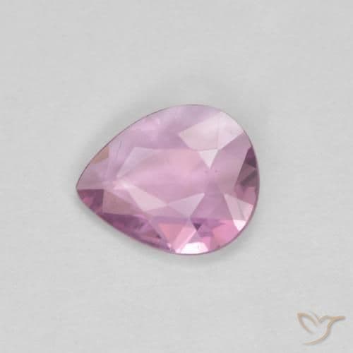0.40ct Very Light Pink Sapphire, Pear Shape, 5.9x4.9 mm