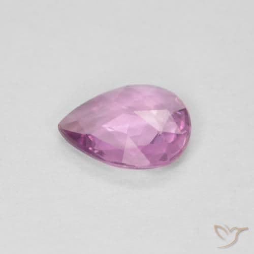 0.40ct Very Light Pink Sapphire, Pear Shape, 5.9x4.9 mm
