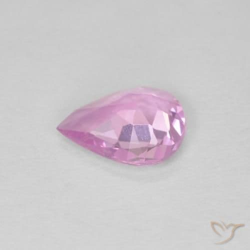 0.43ct Natural Light Pink Sapphire, Pear Shape, 5.9x4.7 mm